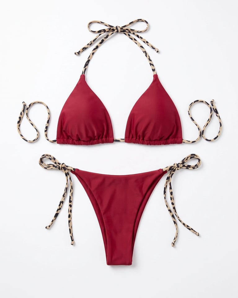 Haut Ruby triangle, photo 11 — le maillot seul, sur fond neutre